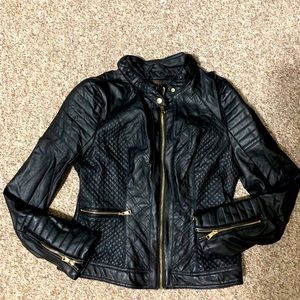 Faux Leather Jacket